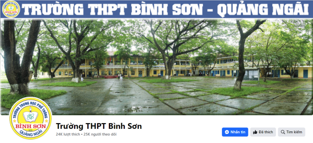 Fanpage Trường THPT Bình Sơn