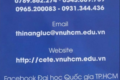 Thông tin về kỳ thi đánh giá năng lực tại Đại học Quốc gia Thành phố Hồ Chí Minh năm 2021