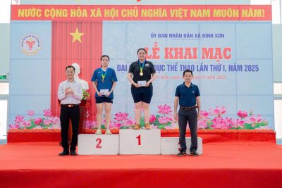 HỌC SINH TRƯỜNG THPT BÌNH SƠN ĐẠT THÀNH TÍCH TẠI ĐẠI HỘI THỂ DỤC THỂ THAO LẦN THỨ I NĂM 2025